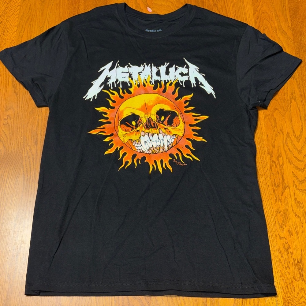 Metallica medium Black Graphic T-Shirt